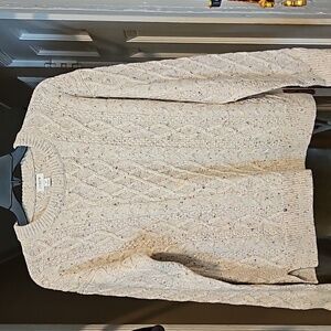 J.Crew women's cable knit sweater